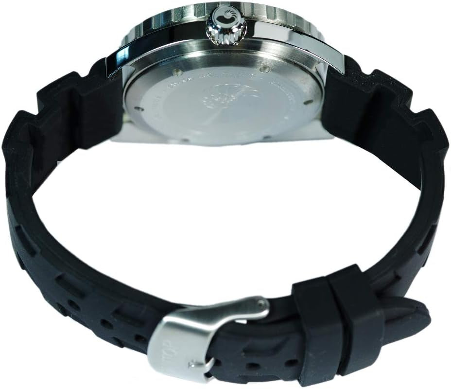 Dive Watch - 200M Automatic Watches for Men with Rubber Strap_Nautilus Diver Watches