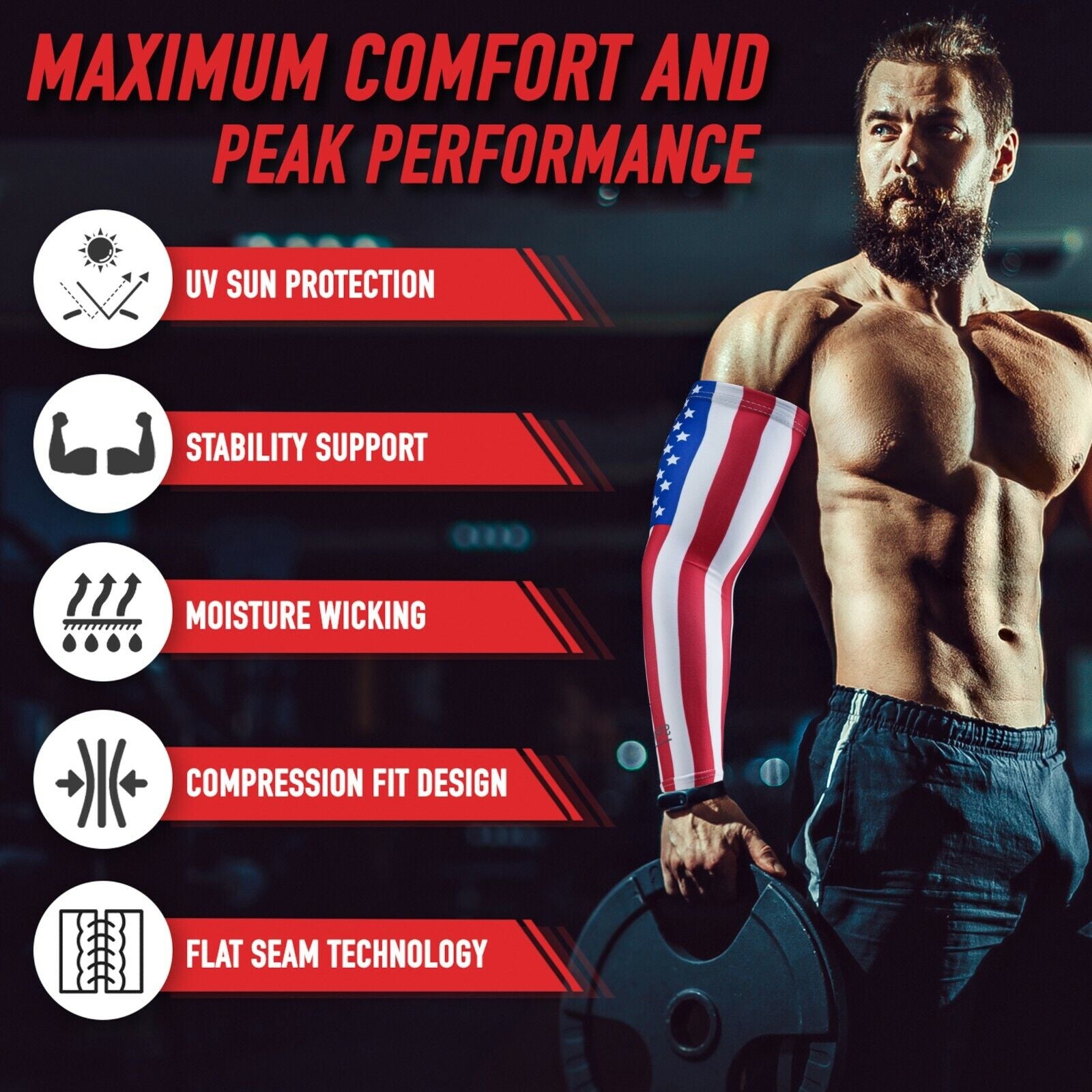 Compression Sports Arm Sleeve Digital Camo Baseball Football Basketball Sleeves