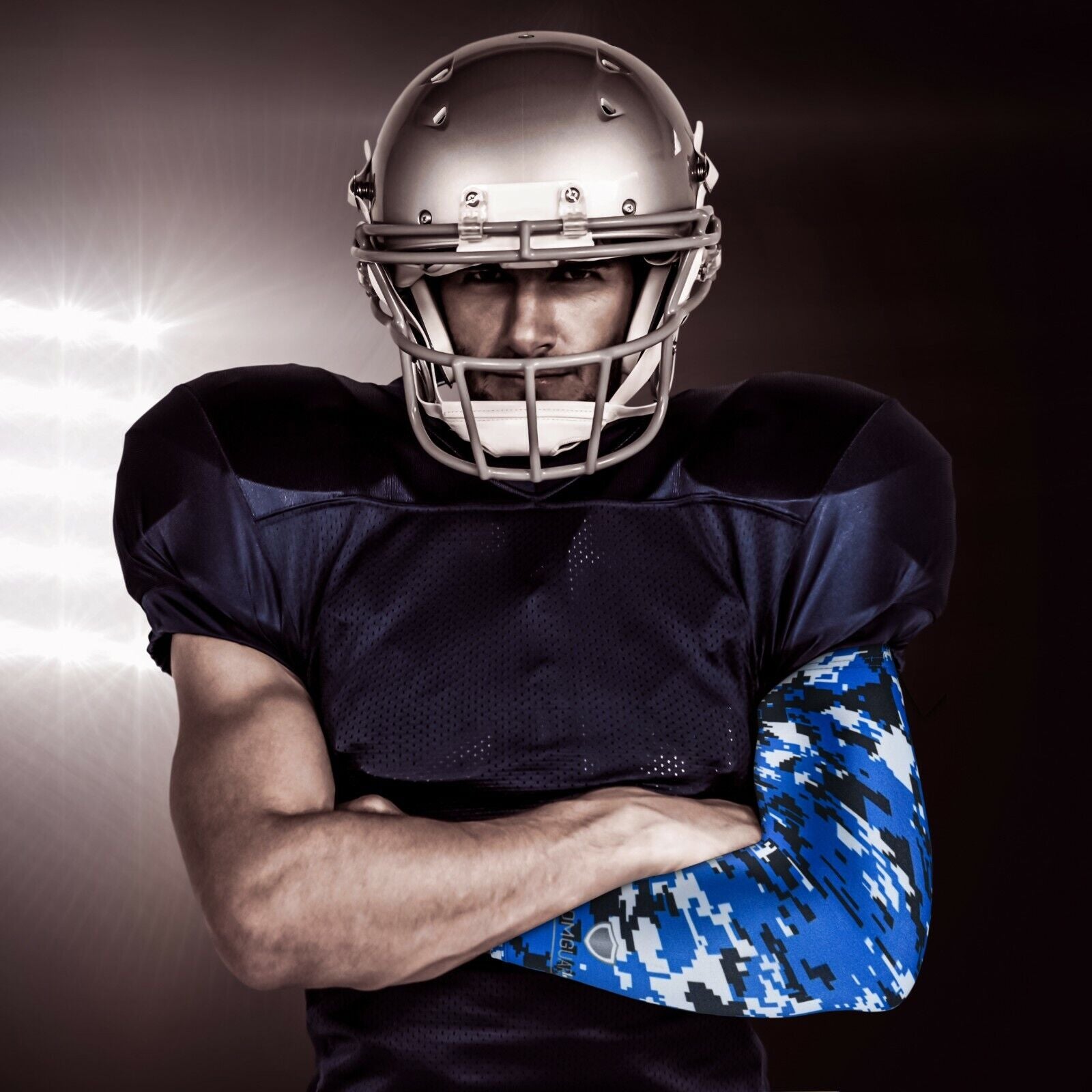 Compression Sports Arm Sleeve Digital Camo Baseball Football Basketball Sleeves