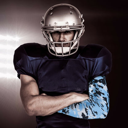 Compression Sports Arm Sleeve Digital Camo Baseball Football Basketball Sleeves