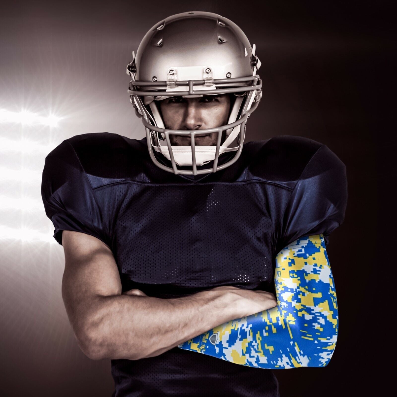 Compression Sports Arm Sleeve Digital Camo Baseball Football Basketball Sleeves
