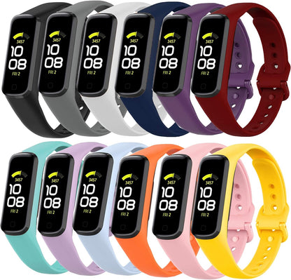 Compatible with Samsung Galaxy Fit 2 Band Replacement Silicone Strap Accessories