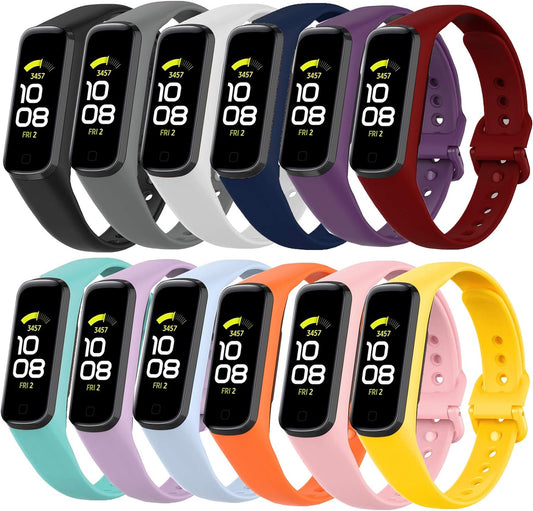 Compatible with Samsung Galaxy Fit 2 Band Replacement Silicone Strap Accessories