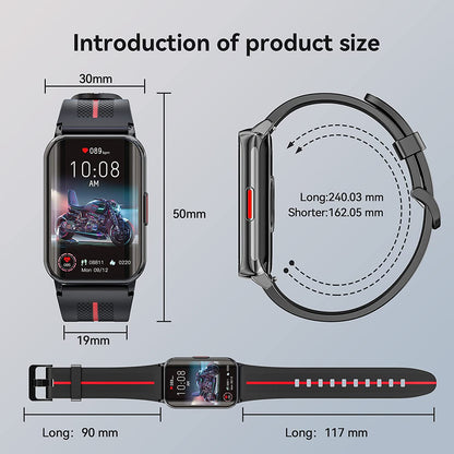 Smart Watch for Android Ios Phones,1.57 Inch Full Touch Screen Fitness Tracker with Heart Rate & Blood Oxygen Monitoring IP68 Waterproof Smart Watches for Men Women (Black)