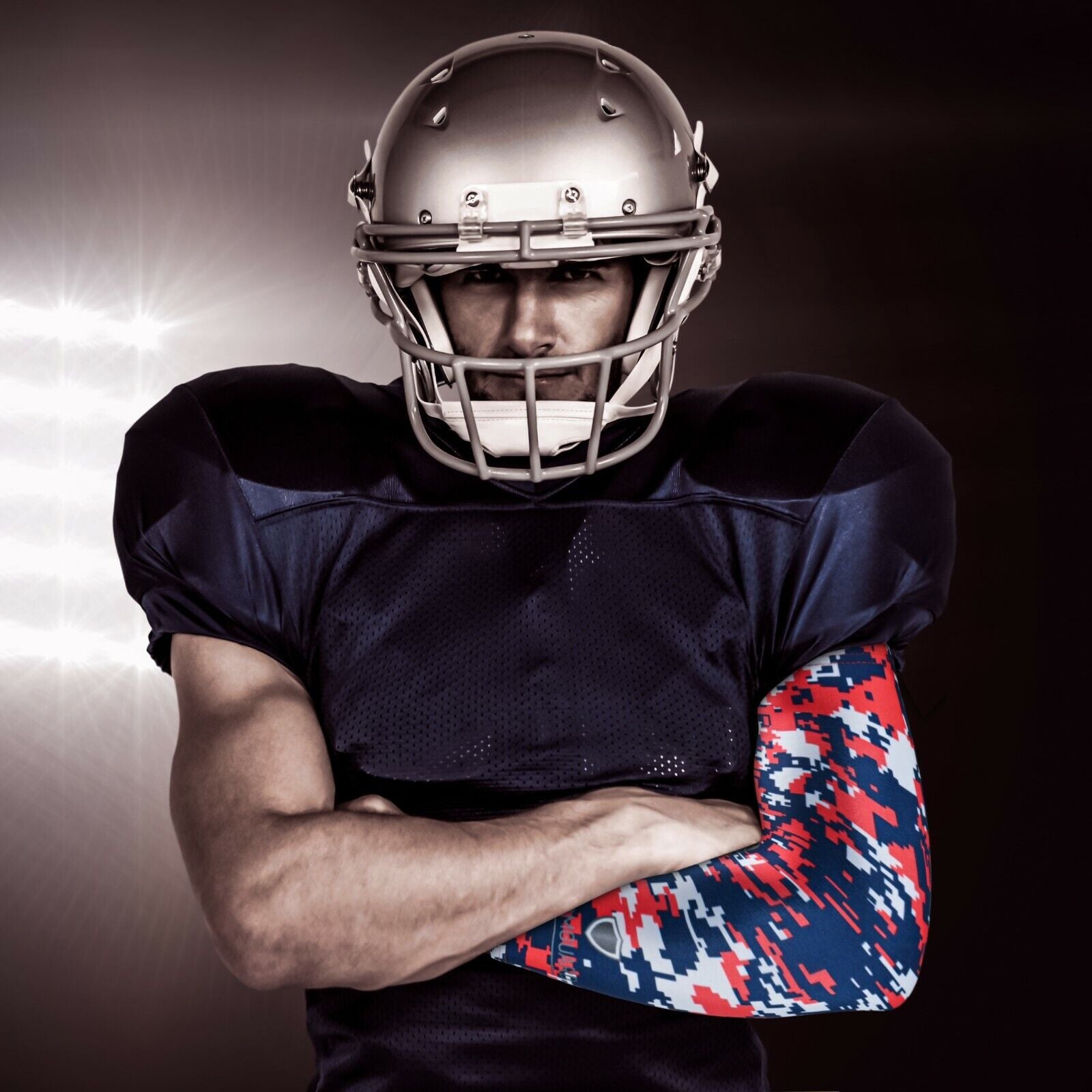 Compression Sports Arm Sleeve Digital Camo Baseball Football Basketball Sleeves
