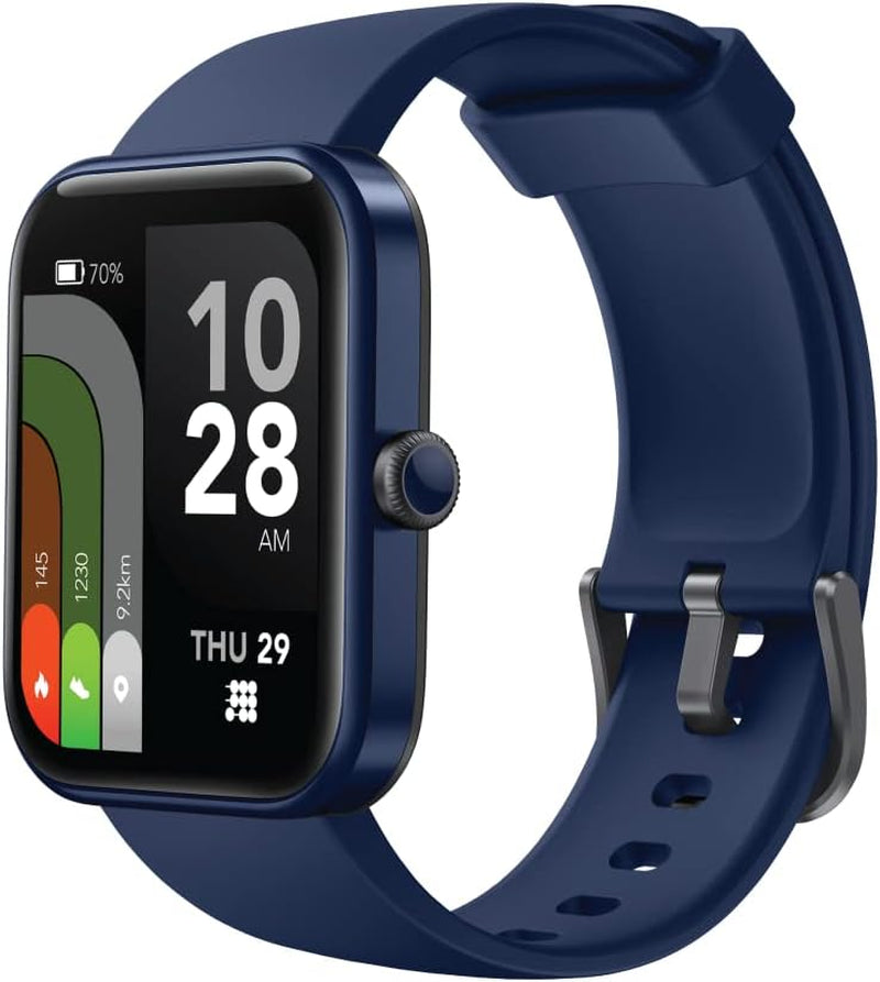 Viva Pro Smartwatch/Fitness Tracker with 1.78" Touch AMOLED Screen, Bluetooth Calling, Built in GPS, 60+ Sports, Blood Oxygen, Heart Rate, Stress and Sleep Monitor, Waterproof, Step Counter