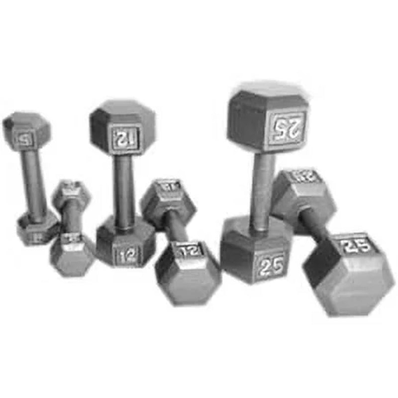 Barbell 1Lb Cast Iron Hex Dumbbell, Single