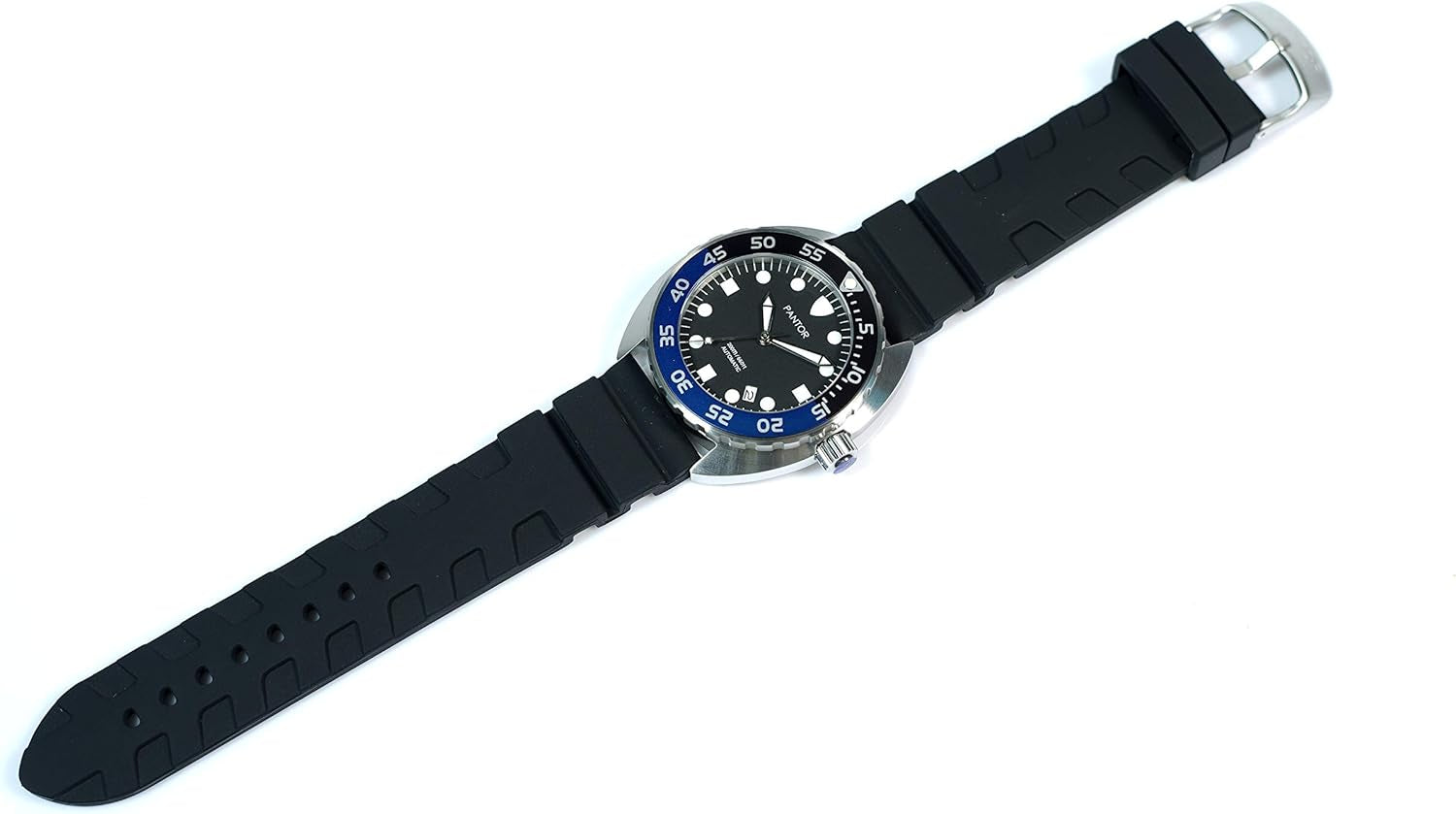 Dive Watch - 200M Automatic Watches for Men with Rubber Strap_Nautilus Diver Watches