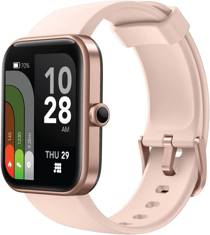 Viva Pro Smartwatch/Fitness Tracker with 1.78" Touch AMOLED Screen, Bluetooth Calling, Built in GPS, 60+ Sports, Blood Oxygen, Heart Rate, Stress and Sleep Monitor, Waterproof, Step Counter