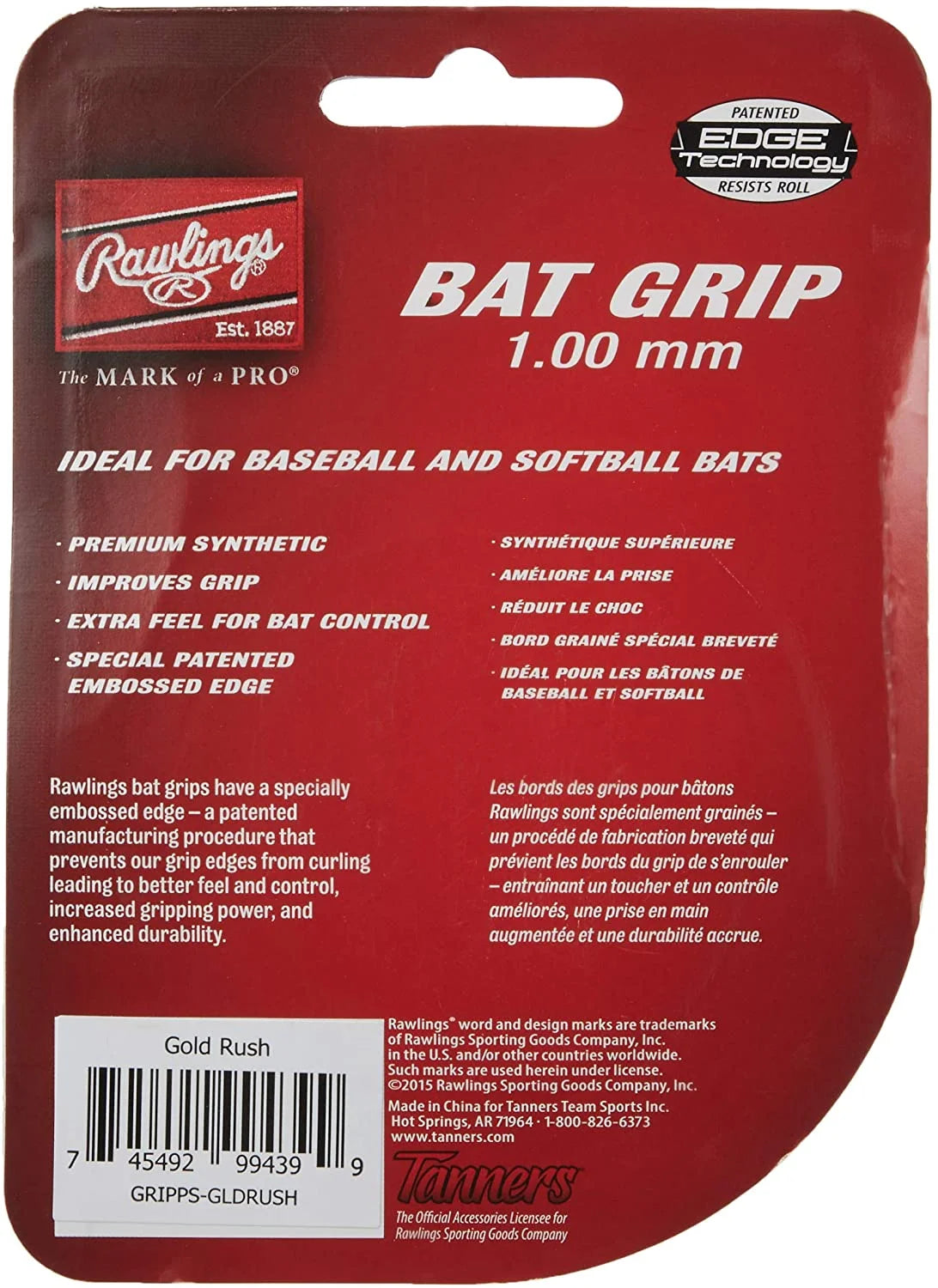 1.00Mm Baseball Bat Grip, Midnight Black