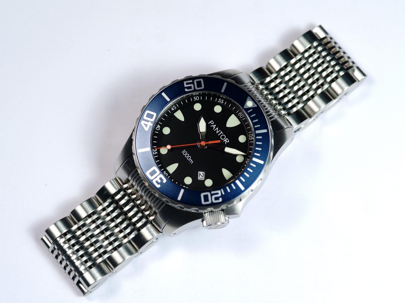 Seahorse Dive Watch,1000M Auotmatic Diver Watches,Big 45Mm Watch Men