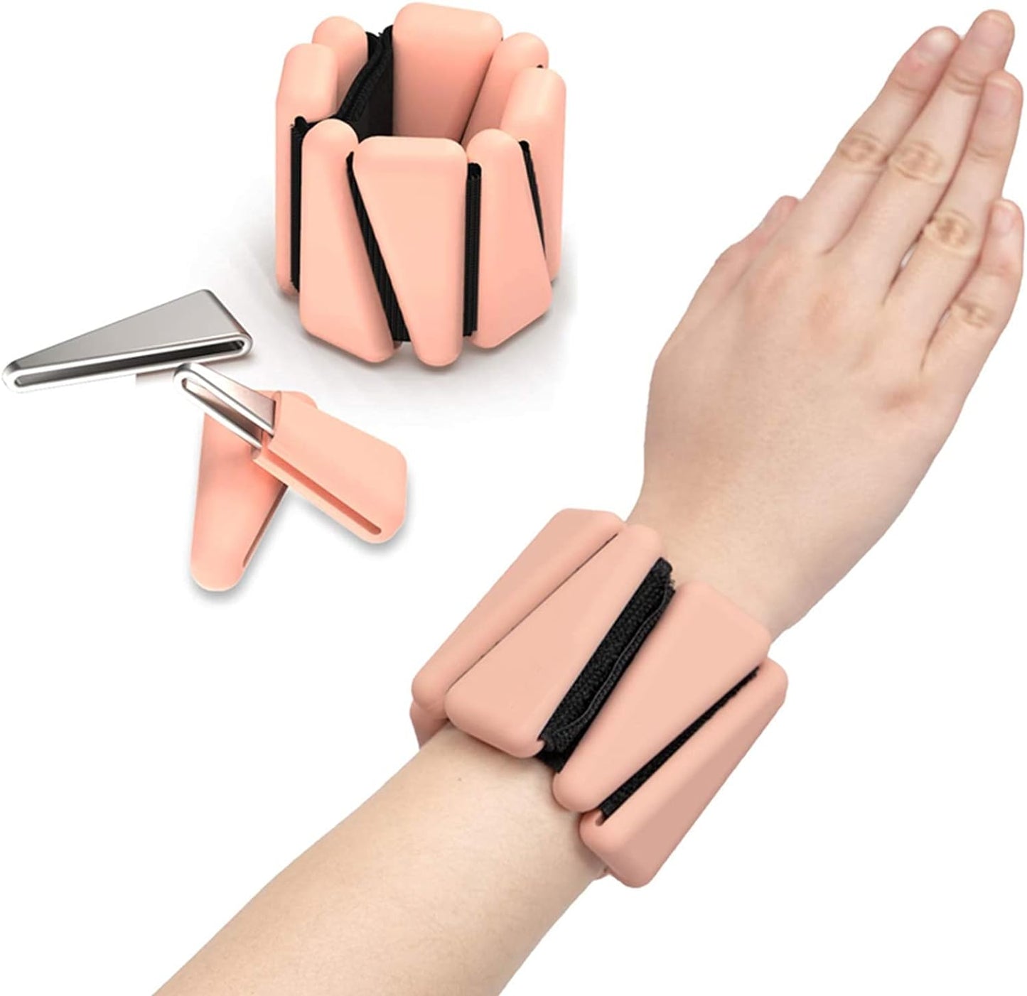 Wrist Weights Strength Training - Women'S Wearable Wrist & Ankle Weights Men'S Size Adjustable Silicone Bracelet Yoga Pilates Outdoor Aerobic Exercise Equipment