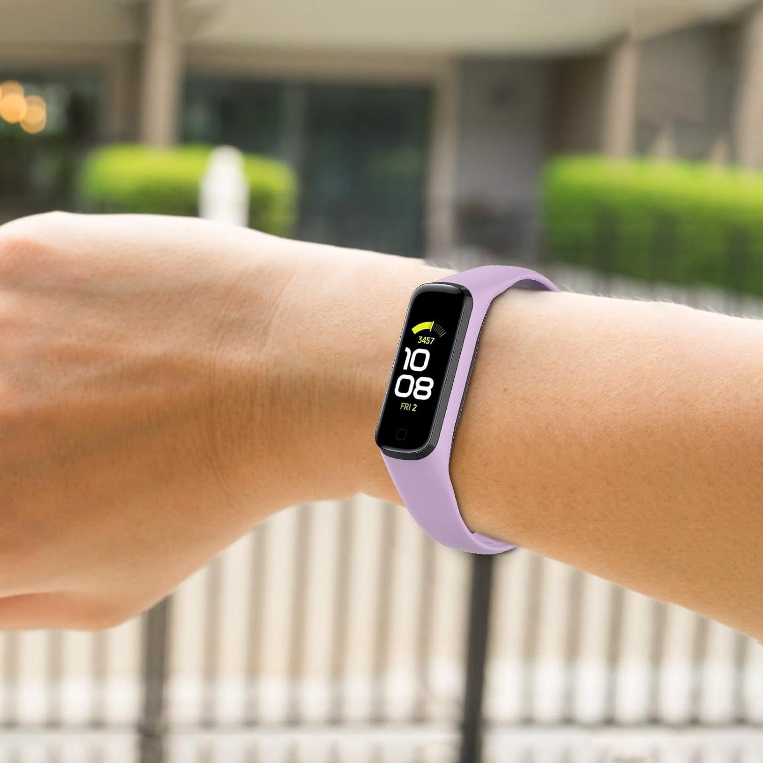 Compatible with Samsung Galaxy Fit 2 Band Replacement Silicone Strap Accessories