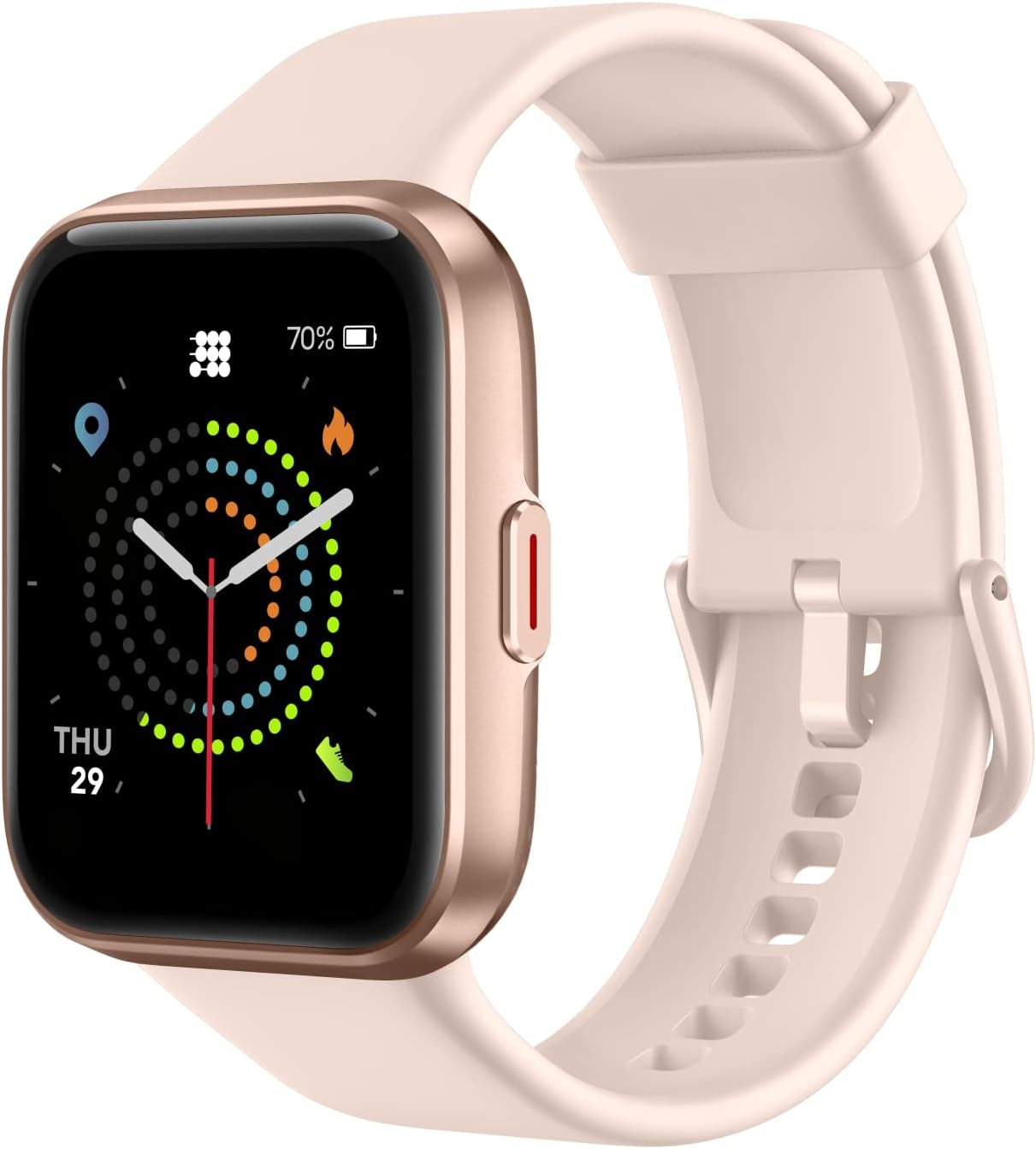 Viva Pro Smartwatch/Fitness Tracker with 1.78" Touch AMOLED Screen, Bluetooth Calling, Built in GPS, 60+ Sports, Blood Oxygen, Heart Rate, Stress and Sleep Monitor, Waterproof, Step Counter