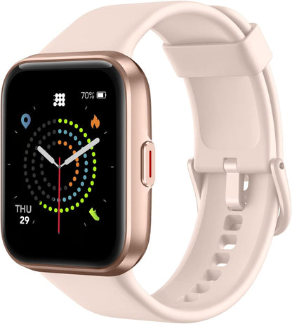 Viva Pro Smartwatch/Fitness Tracker with 1.78" Touch AMOLED Screen, Bluetooth Calling, Built in GPS, 60+ Sports, Blood Oxygen, Heart Rate, Stress and Sleep Monitor, Waterproof, Step Counter