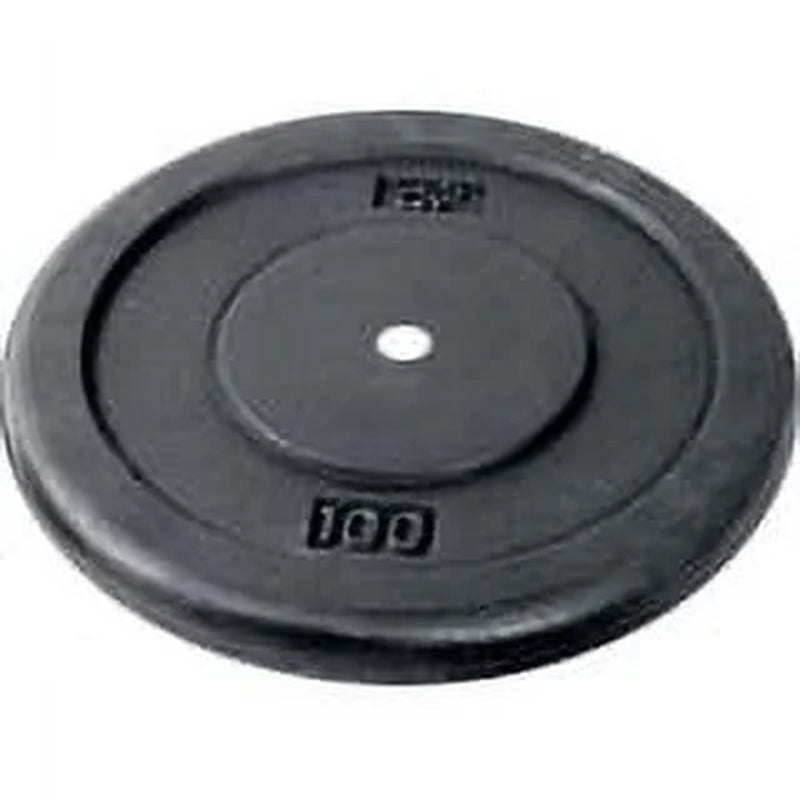 Barbell - Standard Cast Iron Weight Plate, 12.5 Lbs, Black