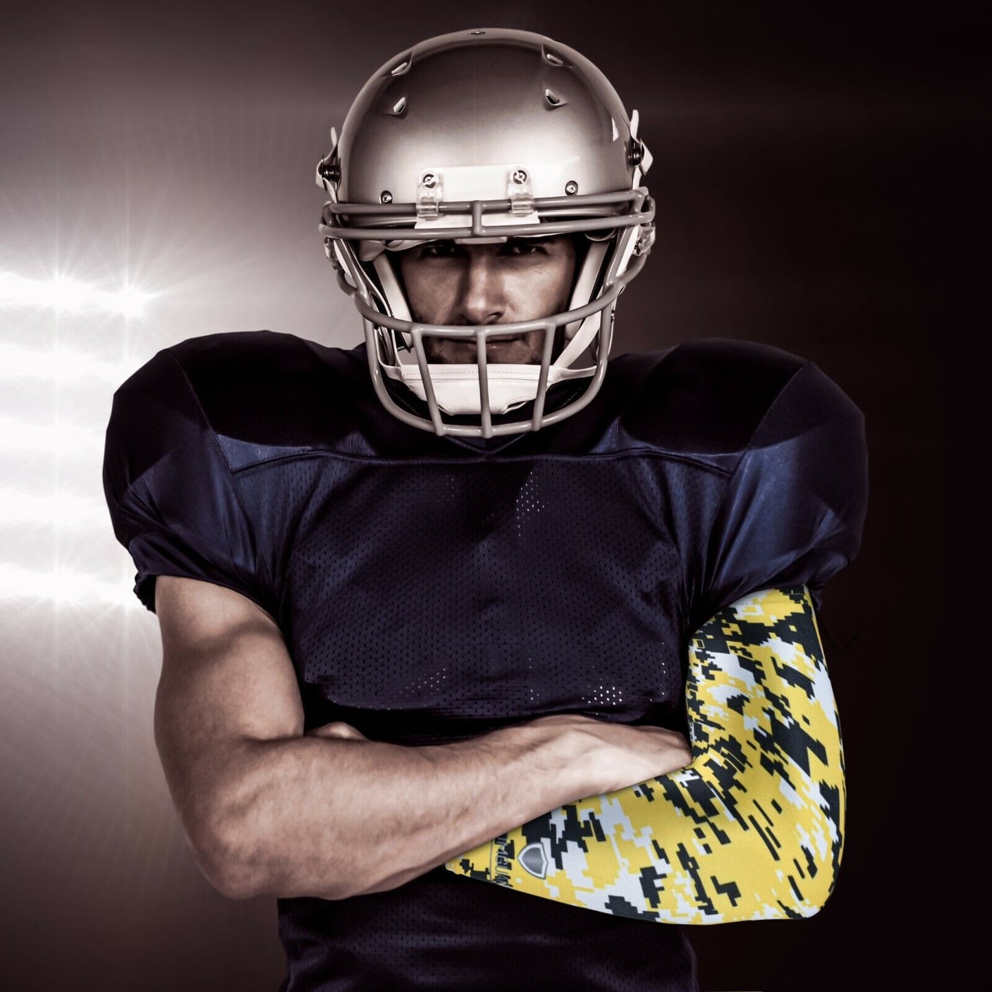 Compression Sports Arm Sleeve Digital Camo Baseball Football Basketball Sleeves