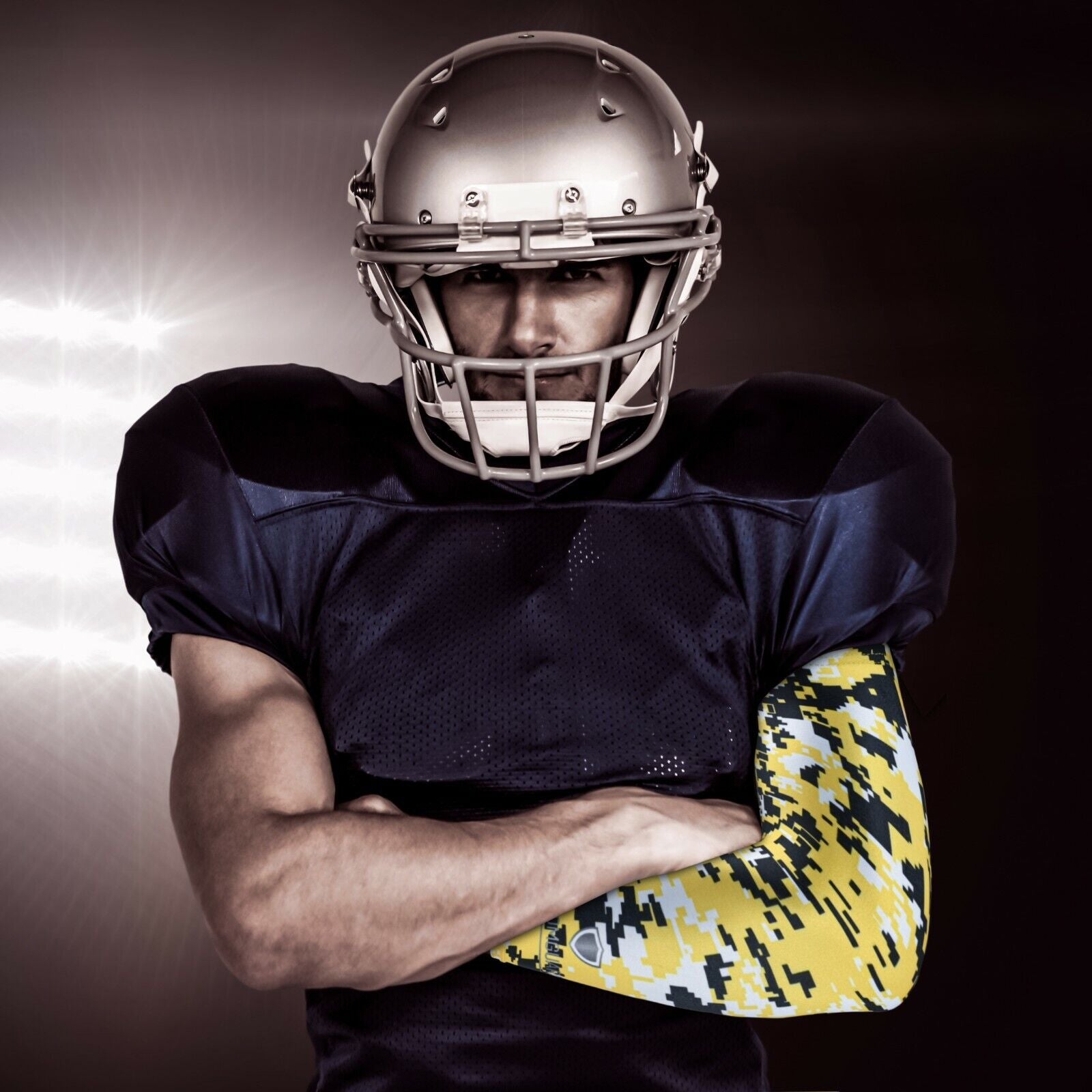 Compression Sports Arm Sleeve Digital Camo Baseball Football Basketball Sleeves