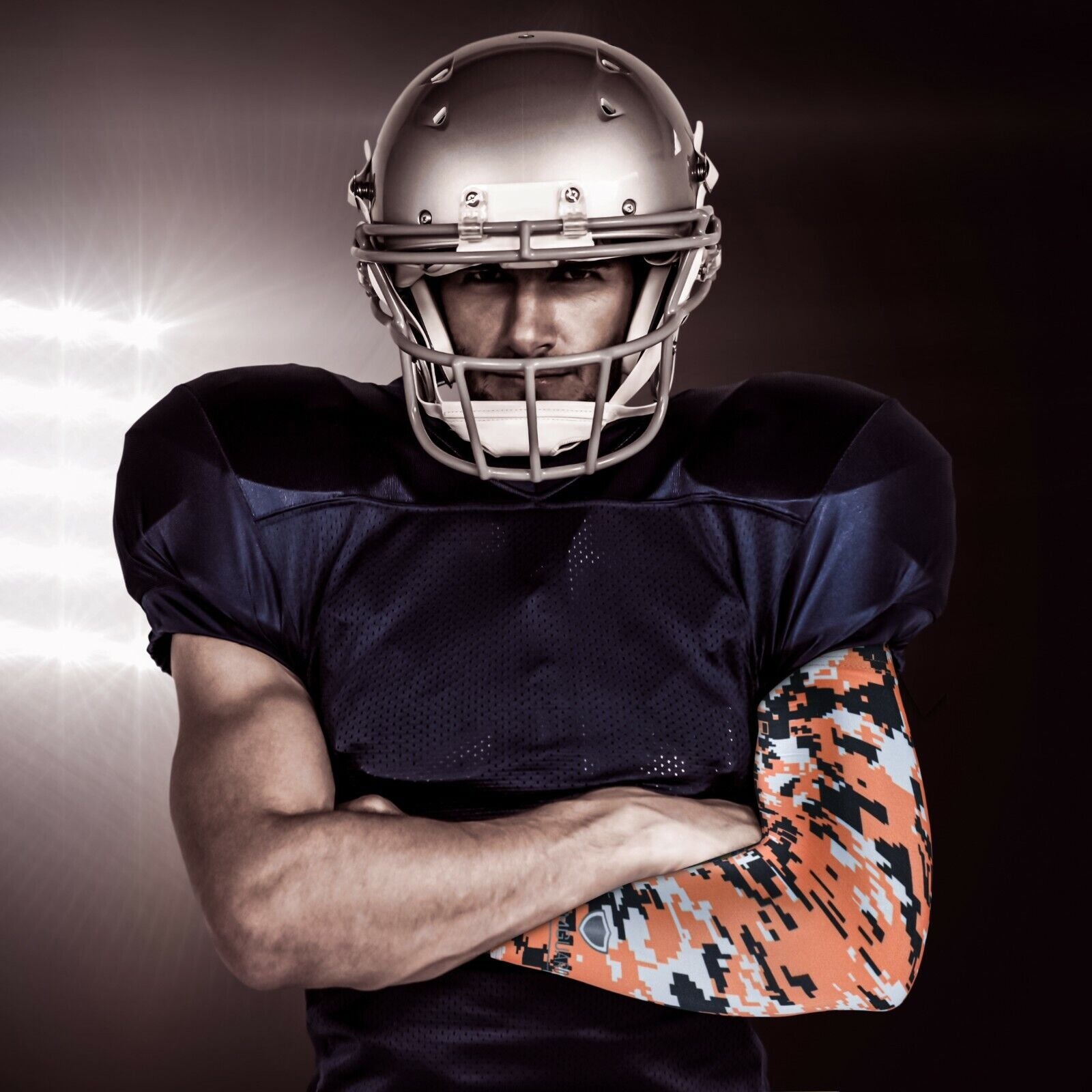 Compression Sports Arm Sleeve Digital Camo Baseball Football Basketball Sleeves