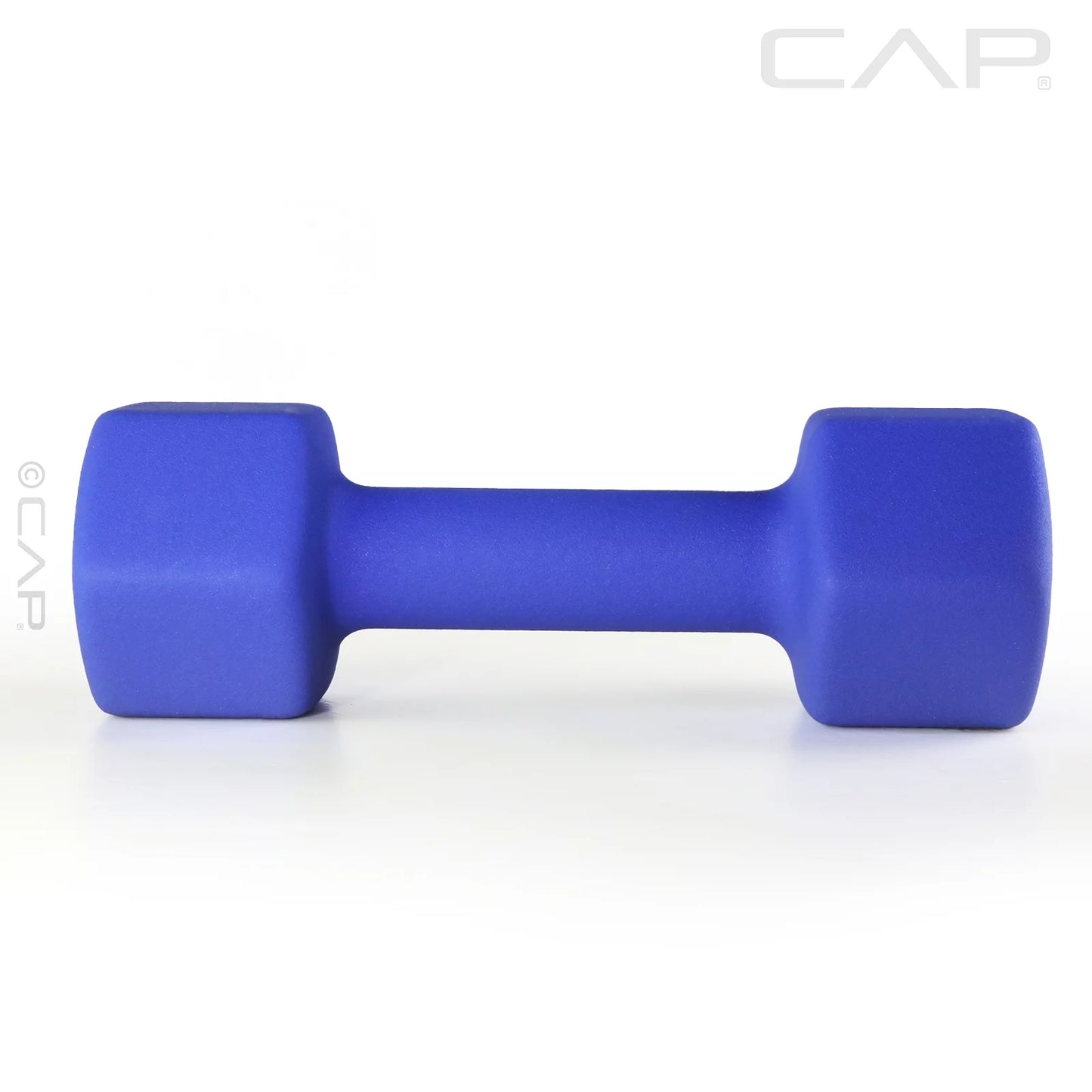 , 12Lb Neoprene Dumbbell, Blue, Single