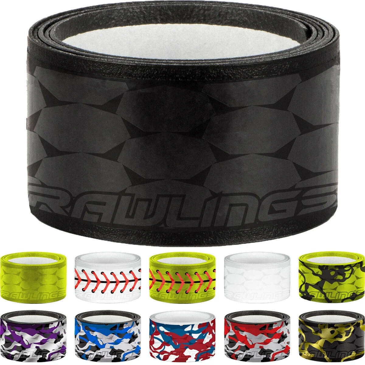 1.00Mm Baseball Bat Grip, Midnight Black