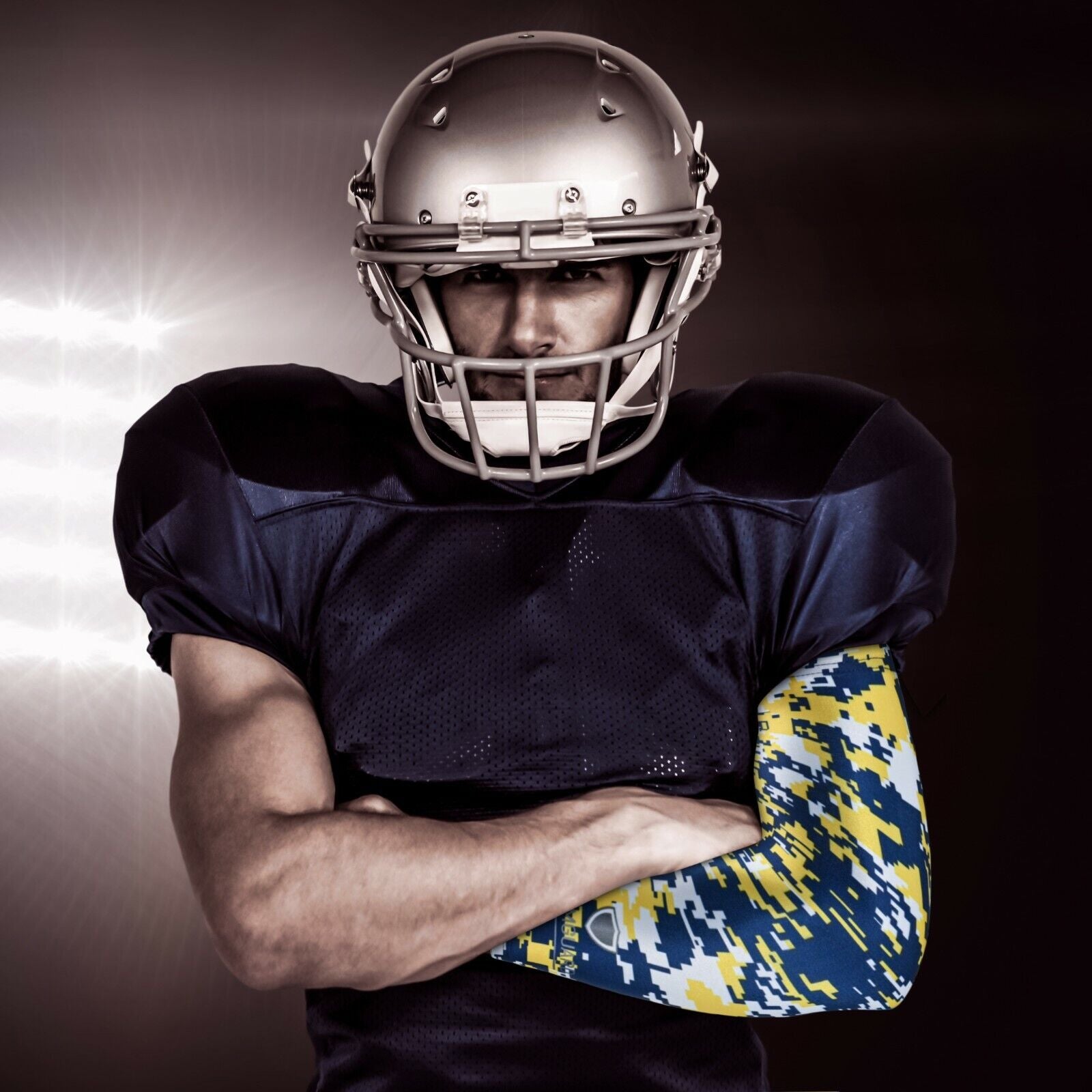 Compression Sports Arm Sleeve Digital Camo Baseball Football Basketball Sleeves