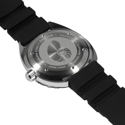 Dive Watch - 200M Automatic Watches for Men with Rubber Strap_Nautilus Diver Watches