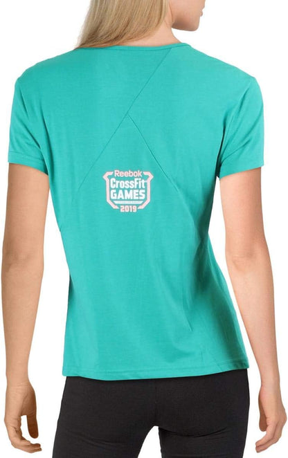 Womens Cross Fit Fitness T-Shirt Green S