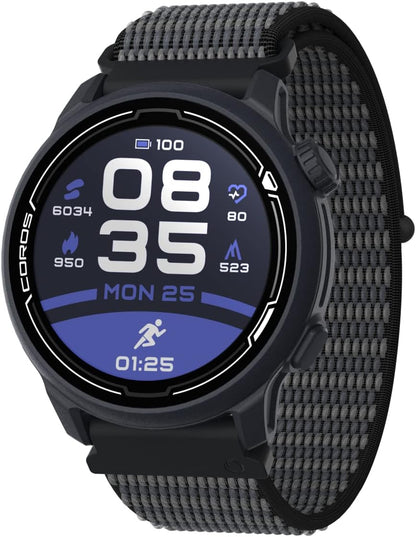 PACE 2 Sport Watch GPS Heart Rate Monitor, 20 Days Long Battery Life, Barometer, Lightweight, Strava, Training Plan, Navigation, Sleep Track, Swim, Bike, Run, Strength, Treadmill (Navy Nylon)
