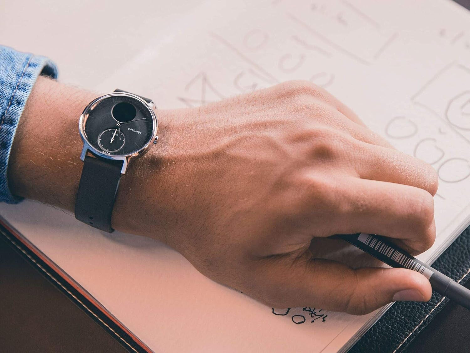 Steel HR Hybrid Smartwatch - Activity, Sleep, Fitness and Heart Rate Tracker with Connected GPS