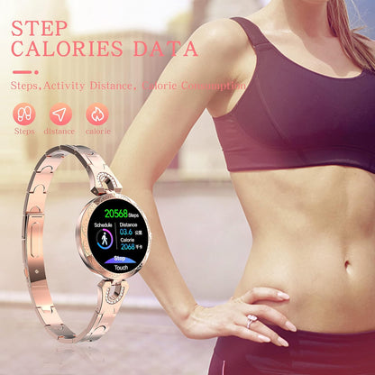 Women Smart Watch for Android Ios Phone Fitness Tracker Heart Rate Monitor Waterproof Activity Tracker Pedometer Step Calories Counter Sleep Tracker Exercise Sport Luxury Fashion Lady Smartwatch