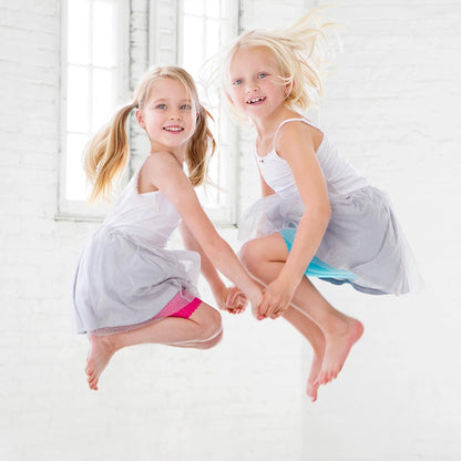 Girls Bike Shorts, Super Soft Cotton Modal Blend with Lace Trim, Jada 3 Pack