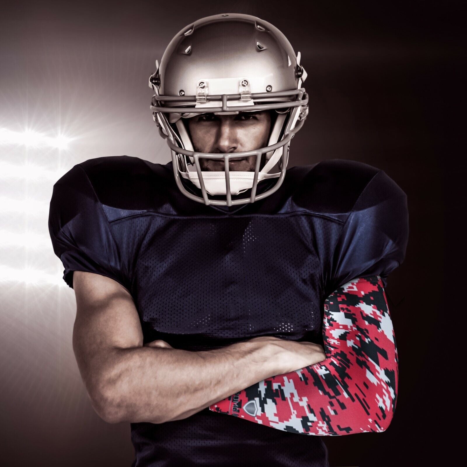 Compression Sports Arm Sleeve Digital Camo Baseball Football Basketball Sleeves