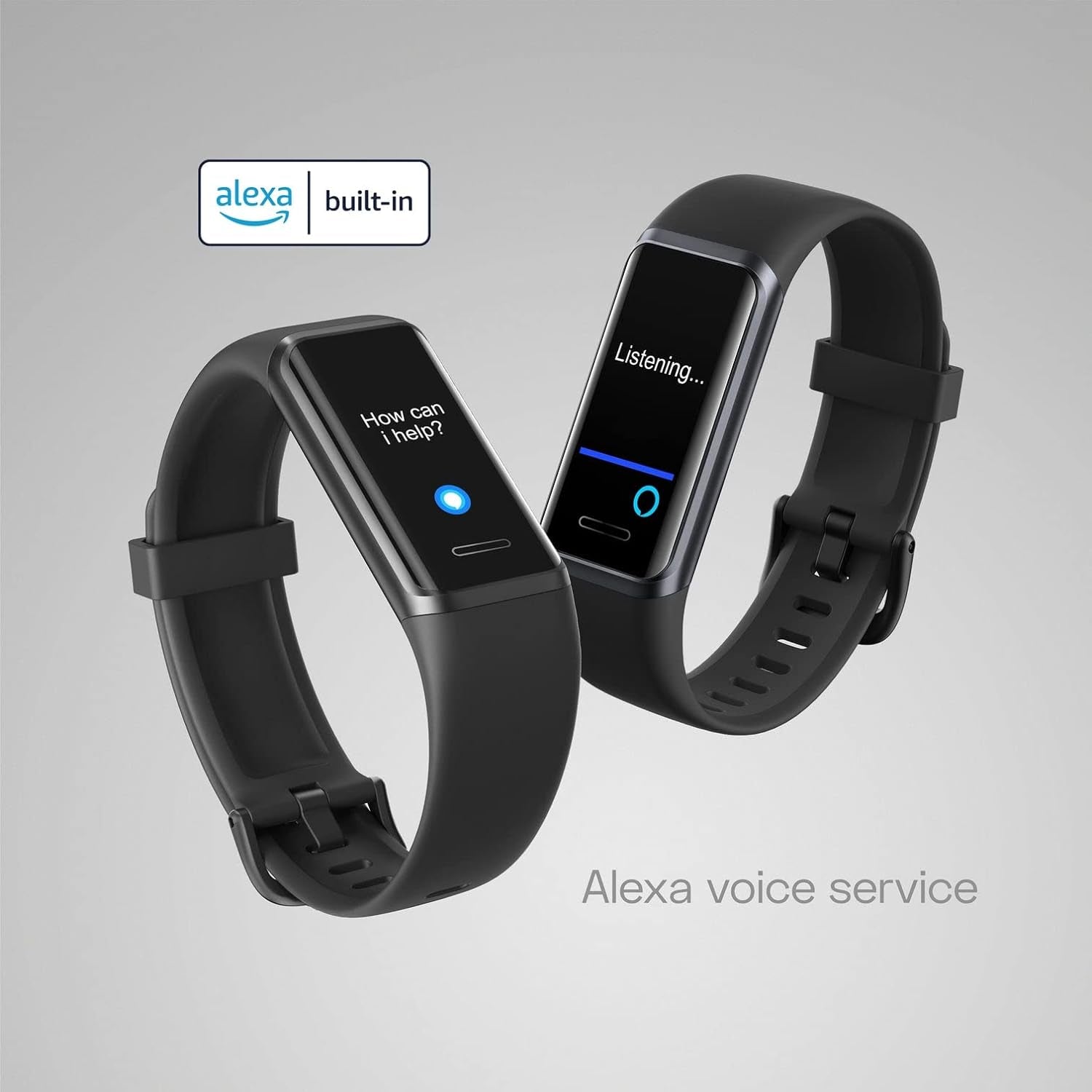 CT1 Series 2 Fitness Tracker with Alexa Built-In, Heart Rate, Stress and Blood Oxygen Monitor, 14 Sports Modes Tracking, Calorie and Step Counting, Sleep Tracker, Waterproof