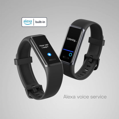 CT1 Series 2 Fitness Tracker with Alexa Built-In, Heart Rate, Stress and Blood Oxygen Monitor, 14 Sports Modes Tracking, Calorie and Step Counting, Sleep Tracker, Waterproof