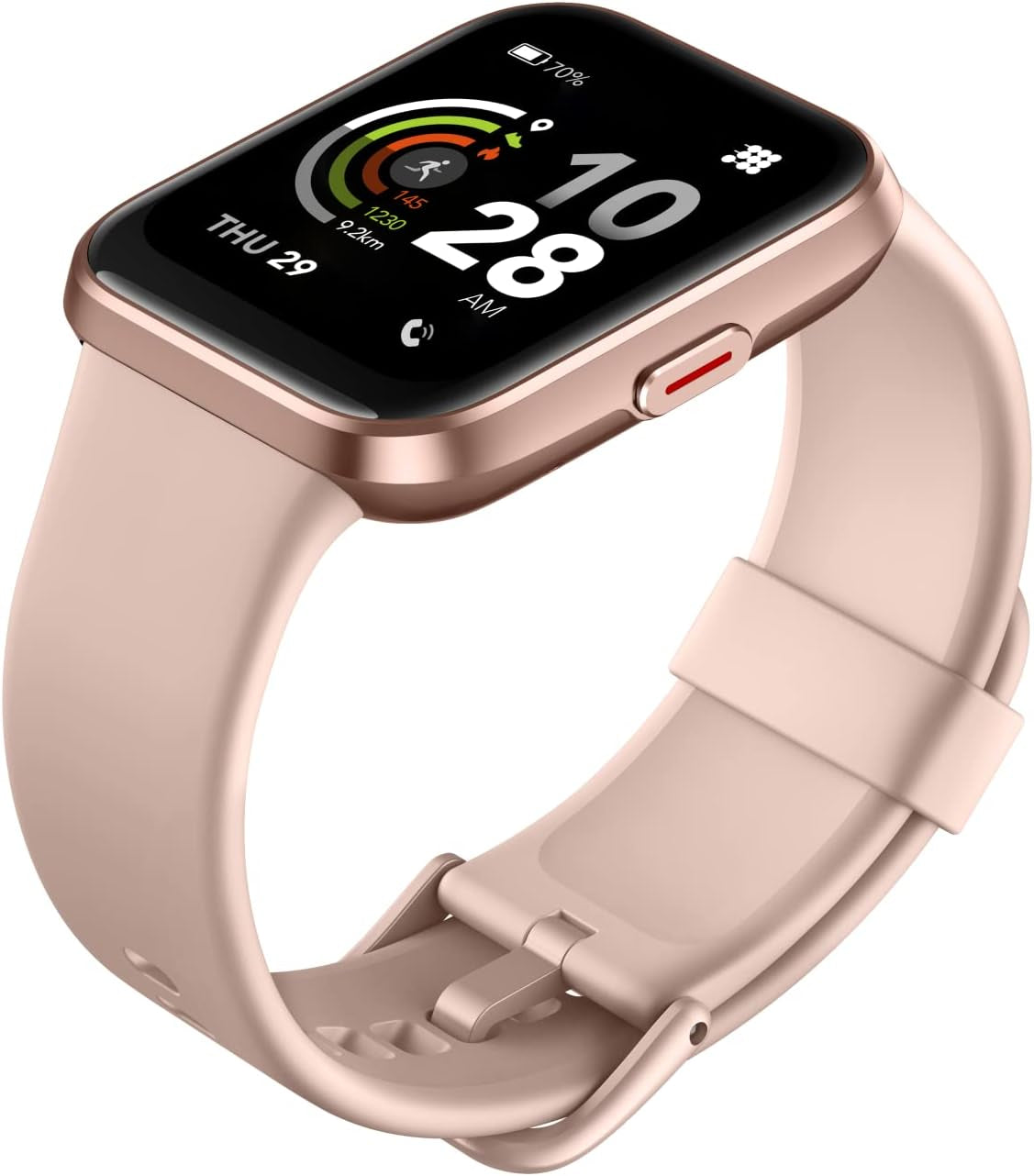 Viva Pro Smartwatch/Fitness Tracker with 1.78" Touch AMOLED Screen, Bluetooth Calling, Built in GPS, 60+ Sports, Blood Oxygen, Heart Rate, Stress and Sleep Monitor, Waterproof, Step Counter