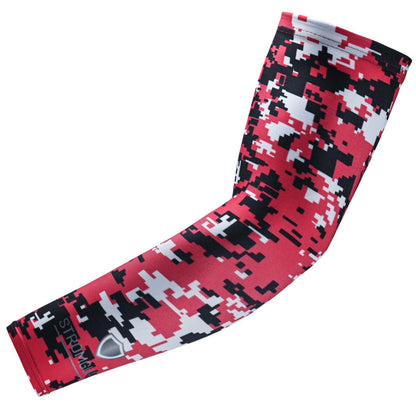 Compression Sports Arm Sleeve Digital Camo Baseball Football Basketball Sleeves