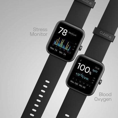 Viva Pro Smartwatch/Fitness Tracker with 1.78" Touch AMOLED Screen, Bluetooth Calling, Built in GPS, 60+ Sports, Blood Oxygen, Heart Rate, Stress and Sleep Monitor, Waterproof, Step Counter